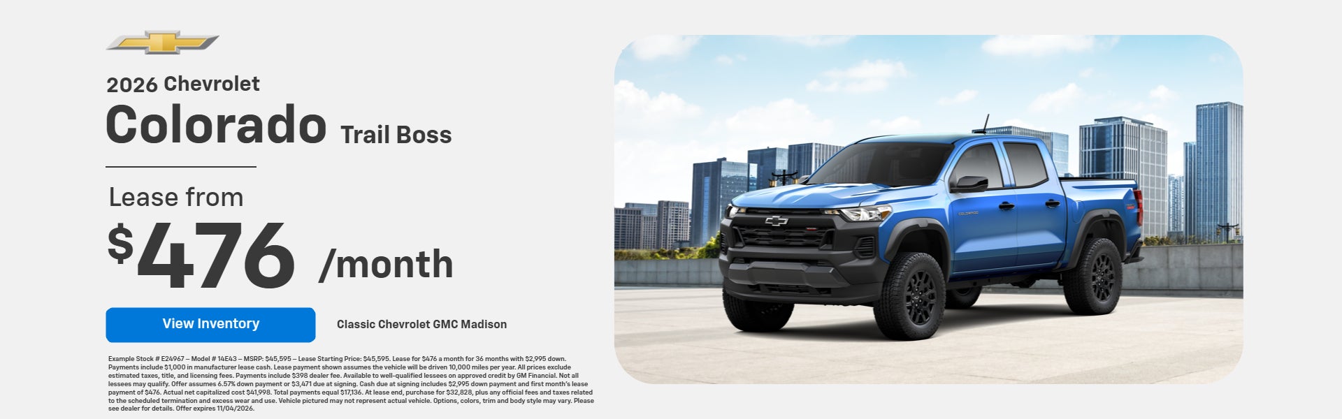 2026 Chevrolet Colorado Trail Boss